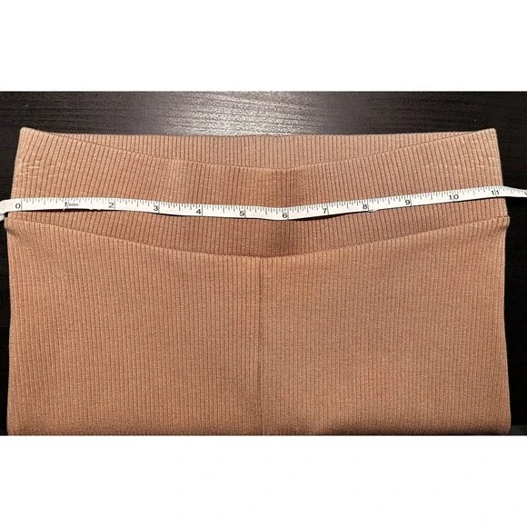 NEW naked wardrobe snatched Brown High Waist women's Leggings 86% rayon Sz S - Picture 3 of 11